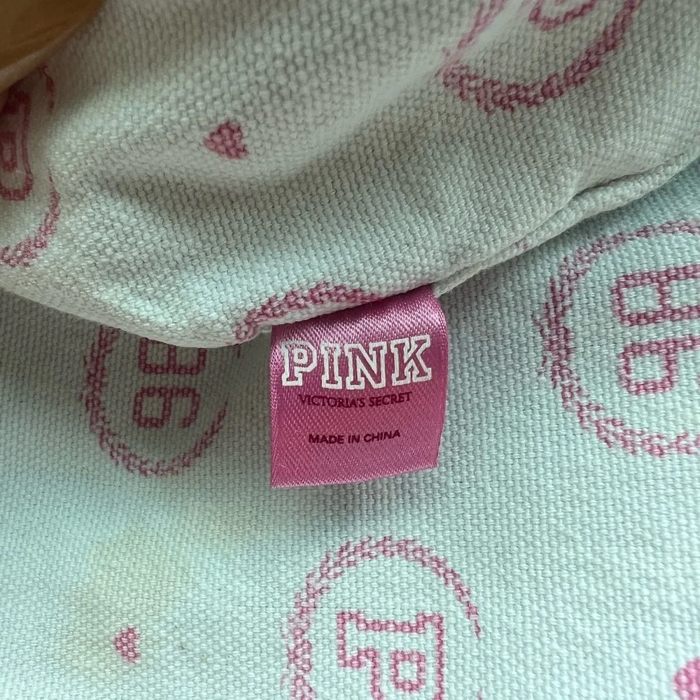 Teal PINK Victoria's Secret Reversible Tote